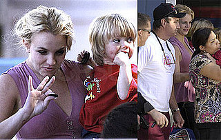 Britney Picks Up Her Boys and Waits For a Verdict