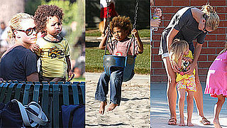 Photos of Heidi Klum With Her Three Kids Henry, Johan and Leni at the Park in LA