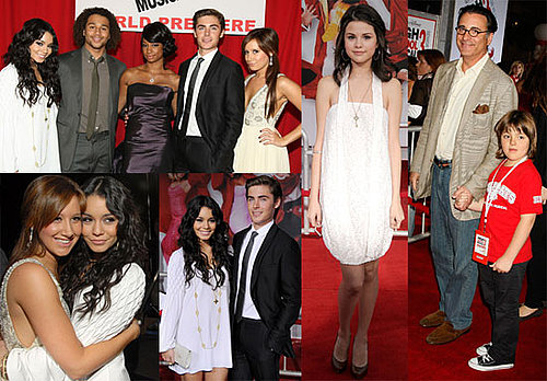 Photos of Zac Efron, Vanessa Hudgens, Ashley Tisdale, Selena Gomez at the Premiere of High School Musical 3 in Los Angeles