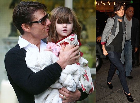 Tom, Katie, Suri in NYC