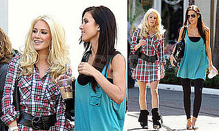 Photos of Audrina Patridge and Heidi Montag Filming The Hills at Crate & Barrel in LA
