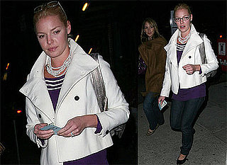 Photos of Katherine Heigl Wearing Glasses Out to Dinner With a Friend in Hollywood