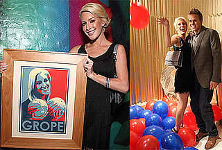 Photos of Heidi Montag and Spencer Pratt With Heidi's "Grope" Art Piece at Lights, Camera, Election Hollywood Art Event