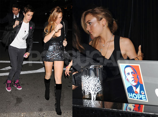 Lindsay Lohan and Samantha in Tokyo