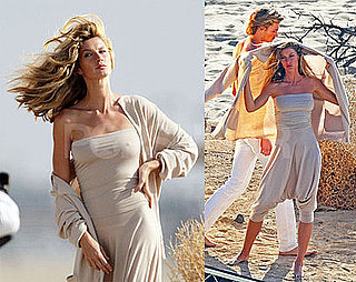 Photos of Gisele Bundchen at A Photo Shoot, Tom's Friends Shoot Down Marriage Rumors