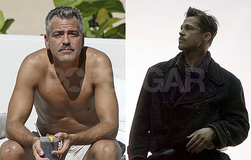 Who Wears His Mustache Better — George or Brad?