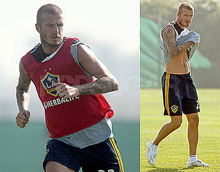 Photos of David Beckham Shirtless in LA
