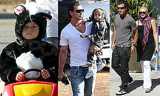 Photos of Kingston Rossdale Dressed as a Skunk and an Elephant