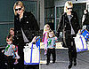 Photos of Gwyneth Paltrow, Apple Martin, Moses Martin Arriving at JFK