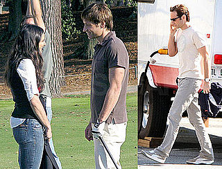 Photos of David Duchovny and Demi Moore Filming the Joneses in Atlanta, David is Suing the Daily Mail Over Tennis Affair Rumor