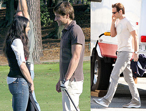 Photos of David Duchovny and Demi Moore Filming the Joneses in Atlanta, David is Suing the Daily Mail Over Tennis Affair Rumor