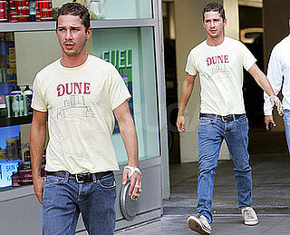 Photos of Shia LaBeouf Wearing a Dune T-Shirt