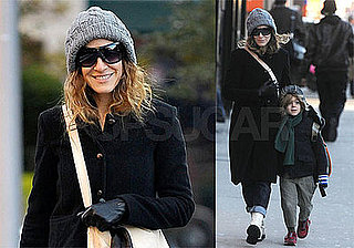 Photos of Sarah Jessica Parker and James Wilkie Broderick in NYC, SJP Recently Reached Out to Jennifer Hudson