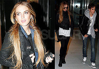 Photos of Lindsay Lohan and Samantha Ronson at JFK and Going to Citrine in New York City