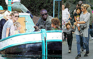 Photos of Heidi Klum, Seal, Jonah Samuels, Henry Samuels, Leni Klum at Disneyland