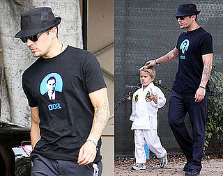 Photos of Ryan Phillippe in an Obama Shirt Bringing Deacon to Karate