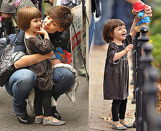 Photos of Katie Holmes and Suri Cruise in NYC 2008-11-07 16:00:00