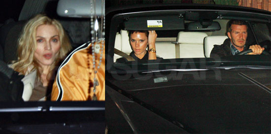 Posh and Becks Out with Madonna