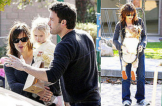 Photos of Pregnant Jennifer Garner, Ben Affleck, Violet Affleck at Palisades Park