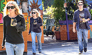 Photos of Ashley Olsen and Justin Bartha Grabbing Coffee in LA