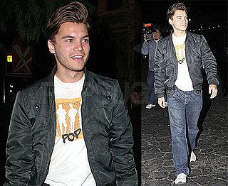 Photos of Emile Hirsch Walking in LA