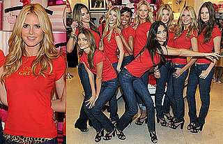 Photos of Heidi Klum and Victoria's Secret Angels in Miami