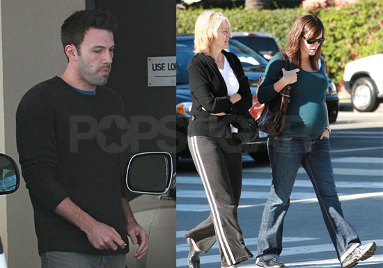 Pregnant Garner and Her Mom