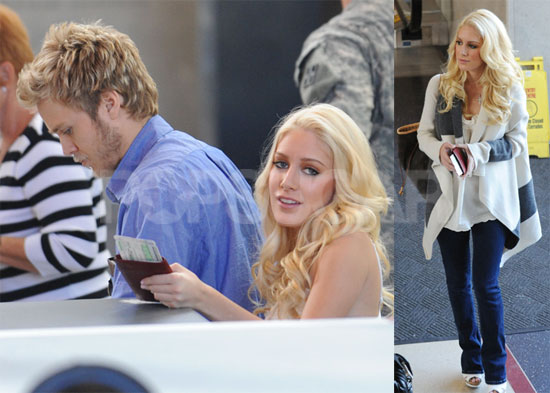 Spencer and Heidi at LAX