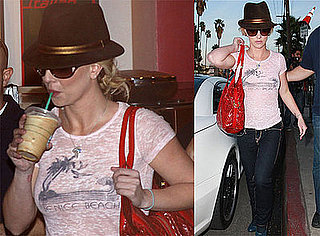 Photos of Britney Spears and Starbucks in LA