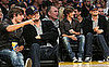 Photos of Leonardo DiCaprio and Zac Efron at the Lakers Game