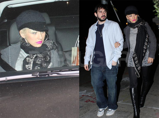Christina and Jordan Leave Osteria Mozza