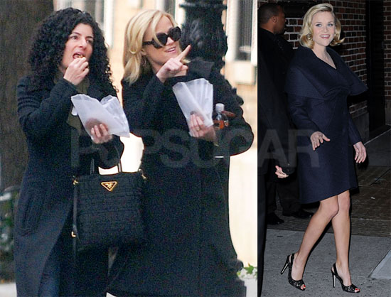 Reese Shopping for Homes and Stopping by Letterman