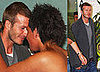 Photos of David Beckham Arriving at the Auckland International Airport in New Zealand