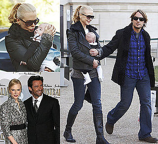 First Photos of Nicole Kidman With Baby Sunday Urban in Paris and Premiering Australia With Hugh Jackman