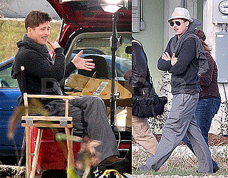 Photos of Ann Curry Interviewing Brad Pitt in New Orleans