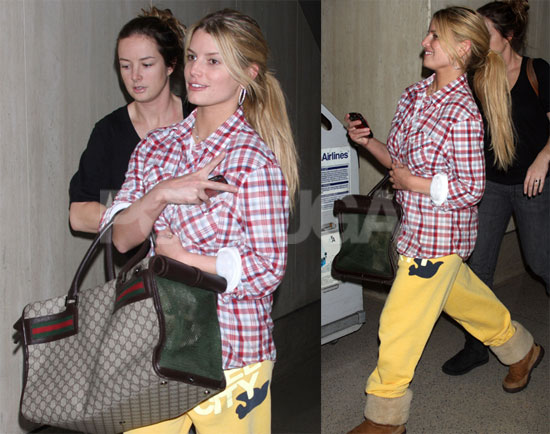 Jessica Simpson at LAX