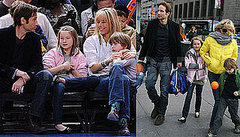 Photos of David Duchovny, Tea Leoni Together With Family at Knicks Game Photos of David Duchovny, Tea Leoni Together With Family at Knicks Game