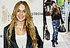 Photos of Lindsay Lohan Promoting Leggings and Shopping