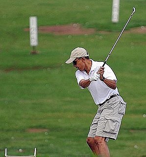 Barack Obama Tees Off in Hawaii