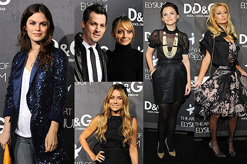 Nicole, Paris, Some Maddens, Conrad, & Bilson Celebrate D&G
