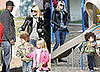 Photos of Heidi Klum, Seal, Johan Samuel, Henry Samuel, Leni Klum at the Playground in LA