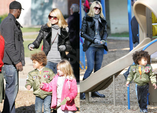 Heidi Klum and Seal at LA Park