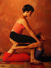 Partner Yoga Pose: Seated Bow Partner Yoga Pose: Seated Bow
