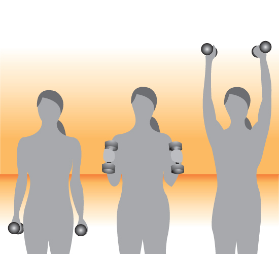 Hammer Curls to Overhead Press Hammer Curls to Overhead Press