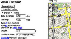 Gmaps Pedometer Counts For You