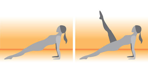 Pilates Leg Pull Back