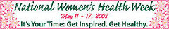 National Women's Health Week