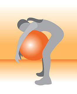 Get on the Ball: Upper-Back Stretch