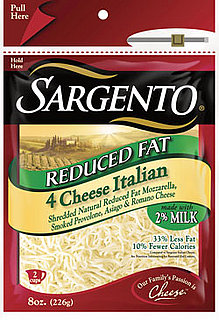 Food Review: Sargento Reduced Fat 4 Cheese Italian 