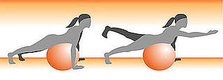 Get on the Ball: Opposite Limb Extensions 